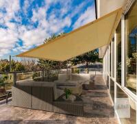 New MEKKAPRO Ultimate Protection Sunshade - UV Blocking Shade Sail for Outdoor Patio, Garden, Balcony - 12x10 Ft (3.6x3 m) Size, Includes Installation String