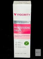 EXP 2028 NEW Vigority Progesterone Cream Advanced Bioidentical, 4 oz (120 g), Lot EM4442250403, Exp 2028
