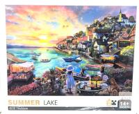 NEW Kanglejia Summer Lake 1000 Piece Jigsaw Puzzle, 27.56 x 19.69 in (70x50cm), Ages 14+