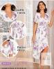 New sz Small Women's VIDUSSA Summer Midi Dress - Casual Boho Floral Flutter Sleeve V Neck Ruffle High Low Hem A-Line Flowy Long Sundress - 2