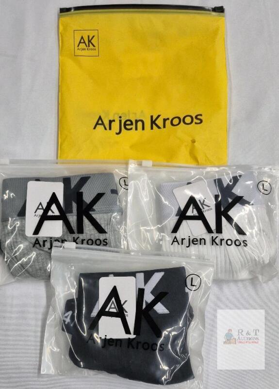 3 New sz Large Men's Arjen Kroos Jock Strap Underwears