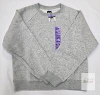 NEW GAP Crewneck Sweatshirt XS Heather Grey Pullover, Cotton Blend,