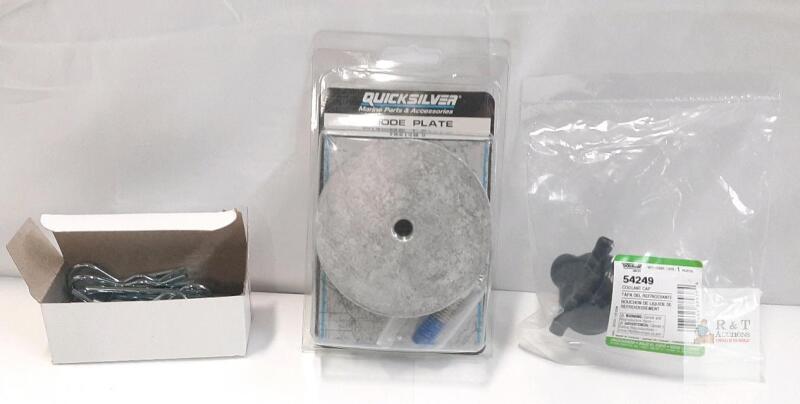Quicksilver 76214Q 5 Anode Plate for Mercury/Mariner 35HP+ & MerCruiser Alpha/Bravo, 4.25"x0.5"