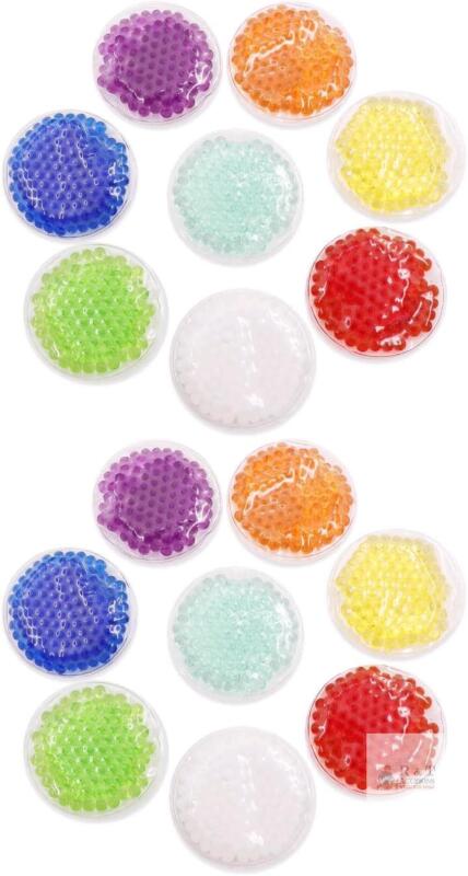 16 New Reusable Hot / Cold Therapy Gel Bead Ice Packs