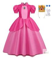 New sz 120 (6yr) Kid's Princess Peach Outfit