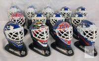 NHL Goalie Mask Miniatures Lot &ndash; Potvin, Vanbiesbrouck, Thibault, Roy, Maple Leafs, Panthers, Canadiens, Avalanche