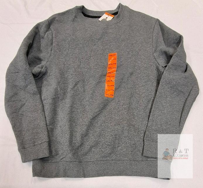 NEW Bench Men&rsquo;s XXL Crewneck Sweatshirt Gray, Cotton Blend, Regular Fit, New with Tags