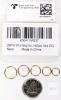 New 5Pcs Hoop Nose Rings 20G 18G 16G Stainless Steel Piercing Ring for Nose Septum Cartilage Helix Tragus Conch Rook Daith Lobe for Women Men<br/> - 2