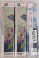 3 NEW Diamond Painting Kit 2-Pack RICUVED 12x16in (30x40cm) Cow & Bird Floral Canvas X003WDF82D