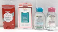 PERSONAL CARE LOT Old Spice Deodorant 85g, Sally Hansen Cuticle Remover, Garnier Micellar Waters 100ml (2x)