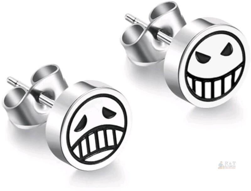 New Hot Japan Anime One Piece Trafalgar Law Portgas D Ace Stud Earrings