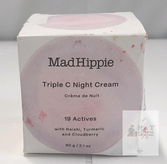 NEW Mad Hippie Triple C Night Cream 2.1 oz, 19 Actives, Antioxidant, Reishi, Turmeric, Cloudberry