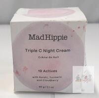 NEW Mad Hippie Triple C Night Cream 2.1 oz, 19 Actives, Antioxidant, Reishi, Turmeric, Cloudberry