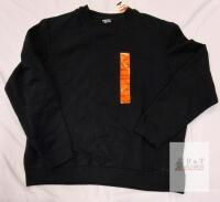 NEW Bench XXL Black Crewneck Sweatshirt &ndash; Cotton Blend, Made in Cambodia, New with Tags