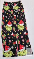 NEW Grinch Christmas Pajama Pants Large &ndash; Black, Drawstring, Elastic Waist, Official Print, Unisex/Men&rsquo;s