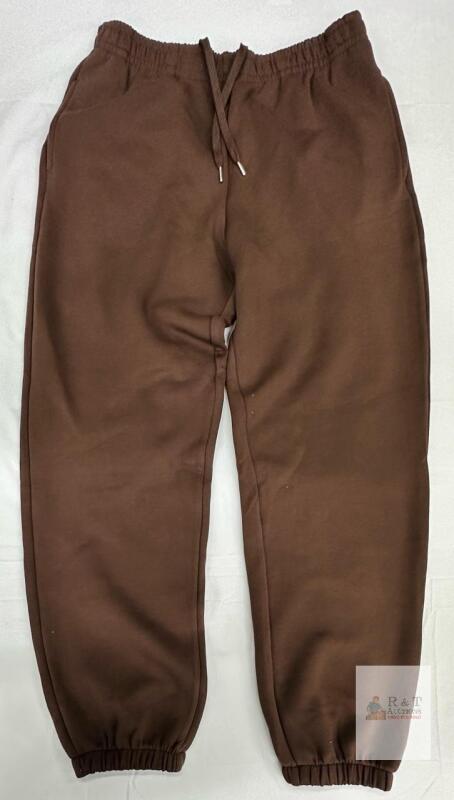 NEW Brown MYPANTS Joggers, Size Medium, Elastic Waist & Cuffs, Drawstring