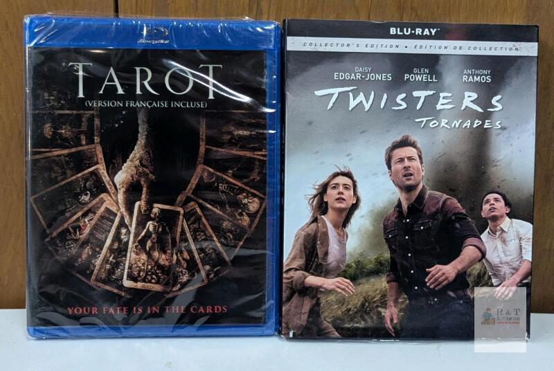 Tarot 2024 Blu-ray Horror Sony 043396637245 & Twisters 2024 Collector's Edition Blu-ray Universal