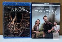 Tarot 2024 Blu-ray Horror Sony 043396637245 & Twisters 2024 Collector's Edition Blu-ray Universal