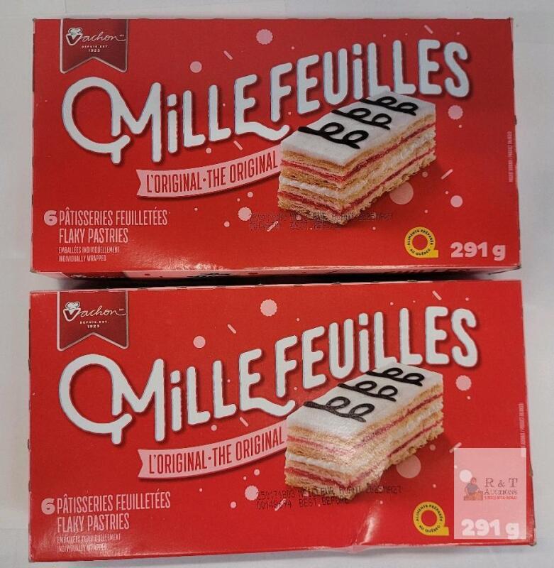 Vachon Mille-Feuilles Flaky Pastries 291g, 6-Pack, Best Before 2025/03/27, Lot 250M71803