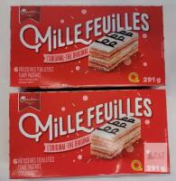 Vachon Mille-Feuilles Flaky Pastries 291g, 6-Pack, Best Before 2025/03/27, Lot 250M71803