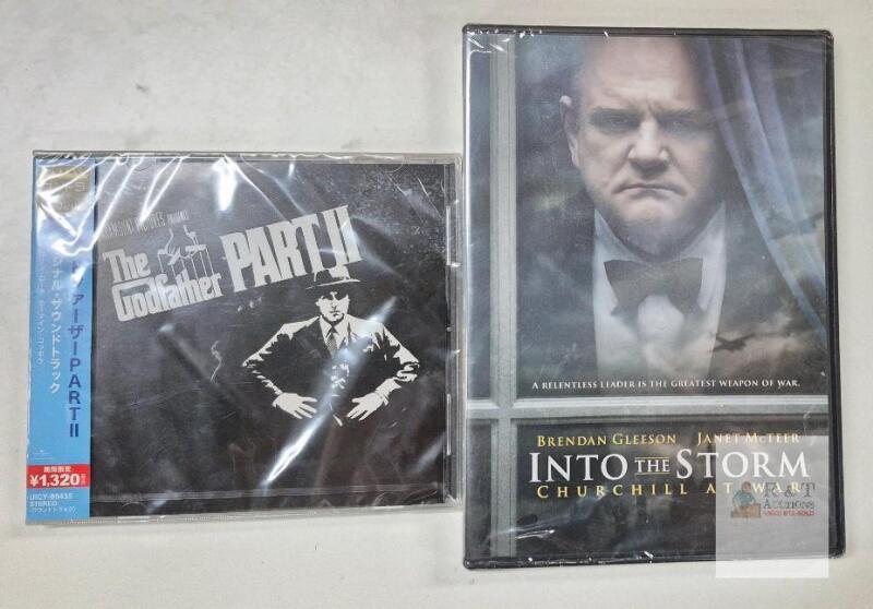 NEW Godfather Part II Japanese Soundtrack CD UICY-80435 & Into the Storm Churchill at War DVD HBO