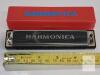 10-Hole Diatonic Harmonica with Metal Cover, Plastic Case, Approx. 4.1 in Length - 2
