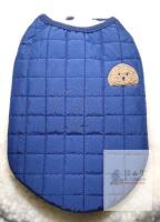 NEW CA-meirow Dog Warm Jacket, Azure Blue, S, Quilted Fleece Lined Winter Vest, Snap Closure, X003E3MUG3