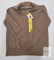 NEW LOFT Women's Small/Petite Taupe Turtleneck Pullover Sweater, Long Sleeve, New with Tags