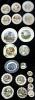 Currier & Ives Royal China Plates, Old Grist Mill, Fashionable Turnouts, USA