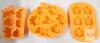 NEW Set of 3 Halloween Silicone Baking Molds&mdash;6/7 Cavities, Pumpkins, Bats, Witch, Ghosts, Food Safe