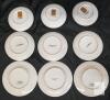 Currier & Ives Four Seasons Decorative Plates Set of 9, Japan, Spring Summer Autumn, 7.25" Porcelain - 4
