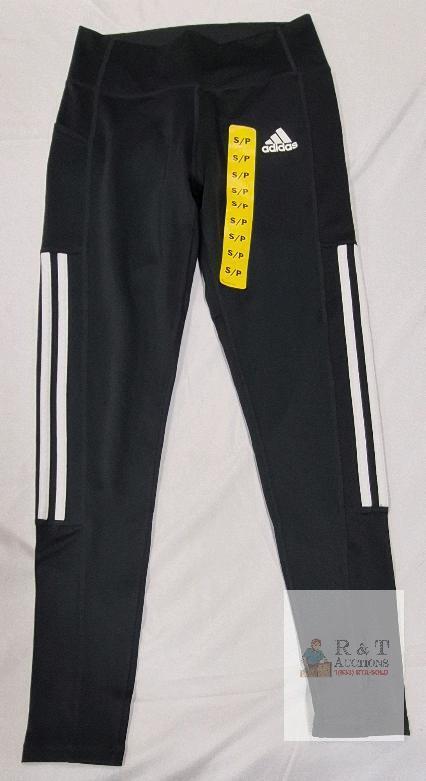 NEW Adidas Primegreen Aeroready Women's Black Leggings S, High Waist, Three Stripe, Made in Jordan
