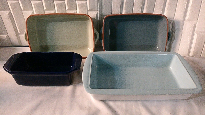 4 Baking Dishes - 2 Are Jamie Oliver