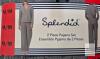 NEW Splendid Women's 2 Piece Pajama Set, Medium, Heather Gray, 100% Polyester, Button-Front Top - 2