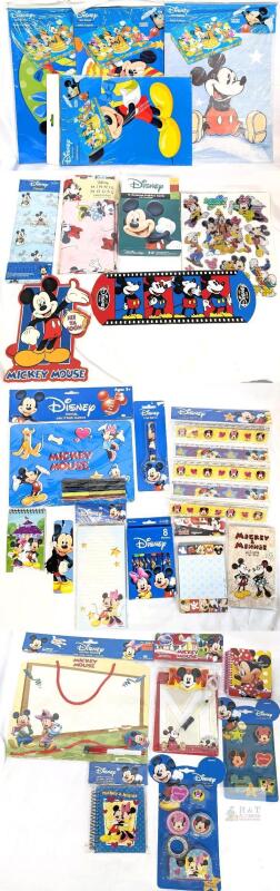 Large Disney Mickey Mouse & Friends Stationery & Party Bulk Lot Official Items, Gift Boxes, Cards