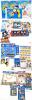 Large Disney Mickey Mouse & Friends Stationery & Party Bulk Lot Official Items, Gift Boxes, Cards