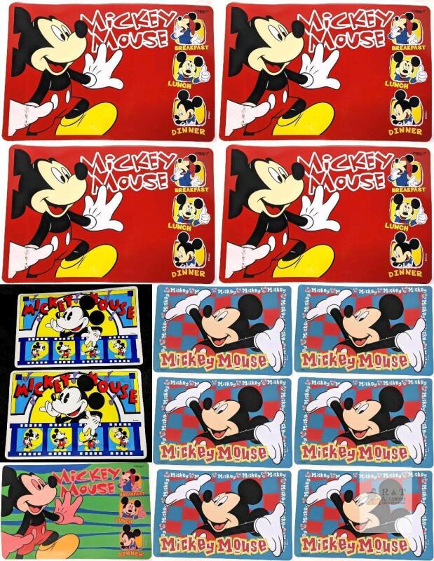 Mickey Mouse Placemats by FORMA/2 - Assorted Designs, Plastic, 17.5"x11.75", Disney