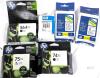 4 New Sealed Ink Cartridges: HP 564XL Black, 74XL Black, 75XK Tri-Color, HP 98 C9364W Black & 2 BROTHER TZE-231 12mm Tape Cassettes
