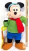 Large 27.5" Disney Mickey Mouse Plush Winter Outfit with Scarf & Sled Accessory - 2