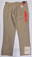 NEW Banana Republic Men's Khaki Dress Chinos Pants 34x30 Slim Fit Stretch, Button-Zip Closure
