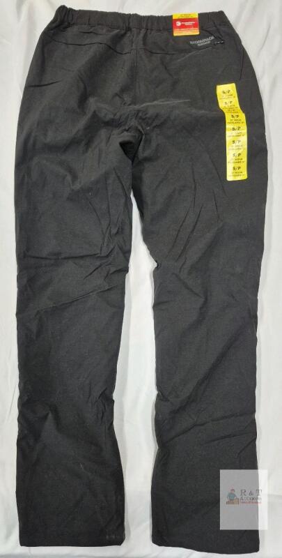 NEW Sunice Stormpack Ladies' Windproof Lined Pant, Black, Size S/P, 30" Inseam