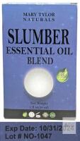 EXP 10/24 Mary Tylor Naturals Slumber Essential Oil Blend 1 fl oz, 100% Plant-Based, Non-GMO, NO-1047