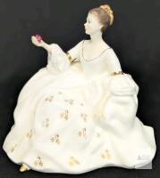 Royal Doulton HN2339 "My Love" Figurine, Peggy Davies, 6.5" Bone China, 1965, Gold Decoration, England
