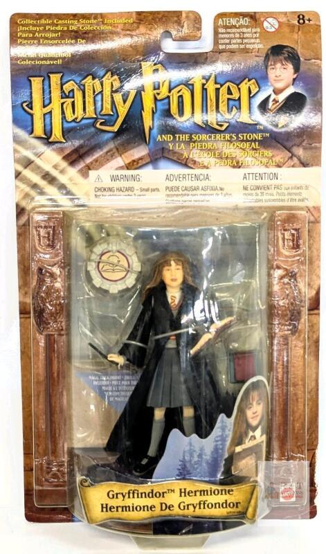 SEALED Harry Potter Gryffindor Hermione 5-Inch Action Figure Mattel 52670 2001 Sealed Magic Accessories