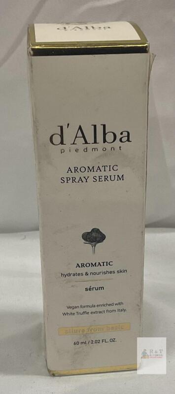NEW d&rsquo;Alba Piedmont Aromatic Spray Serum 60ml, White Truffle Vegan Hydrating Facial Mist