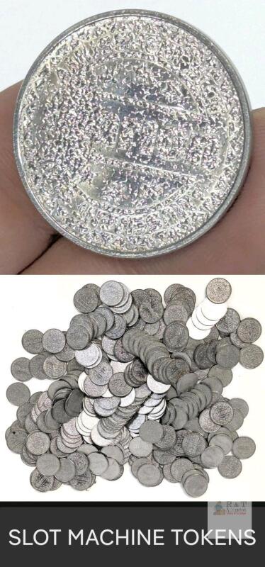 Bulk Lot L-Coin 1.125" Silver Slot Machine Tokens &ndash;