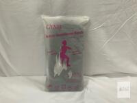 NEW GYMB EE Fabric Resistance Bands Set &ndash; Light, Medium, Strong &ndash; 3 Bands, Bag, Gray/Pink/Black
