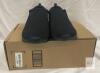 NEW Women's Slip-On Walking Shoes, US 8.5, Black, Knit Mesh, Memory Foam,