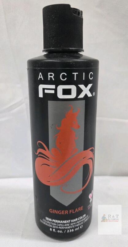 NEW Arctic Fox Ginger Flare Semi-Permanent Hair Color, 8 fl. oz. (236ml), Cruelty-Free, Vegan