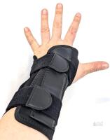 NEW Canu CANU-WB05Bk Right Wrist Brace, Size 6.9&ndash;8.9" Adjustable Black, Firm Support